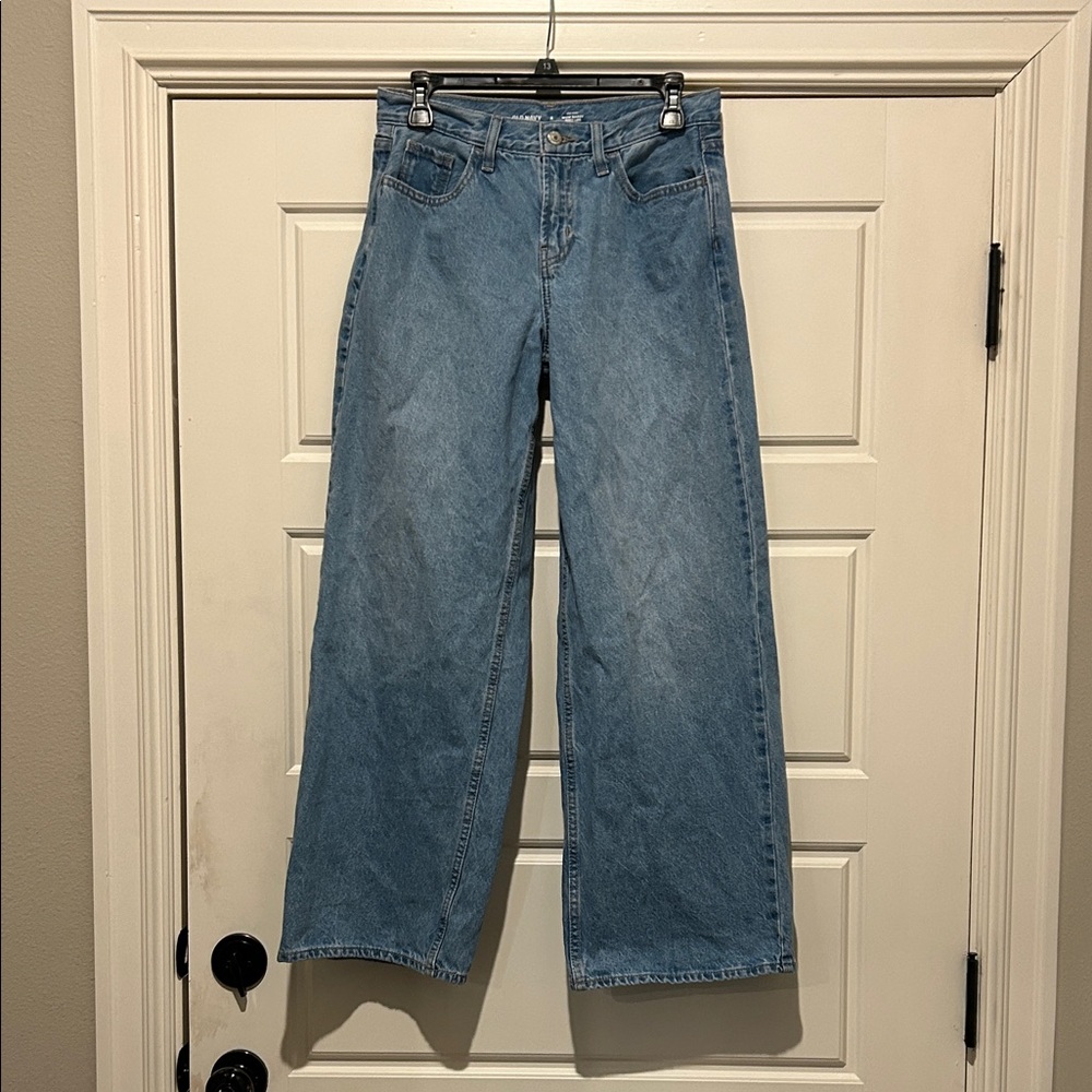 Old Navy Blue Flare & Wide Leg Jeans